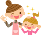 お母さん,子供